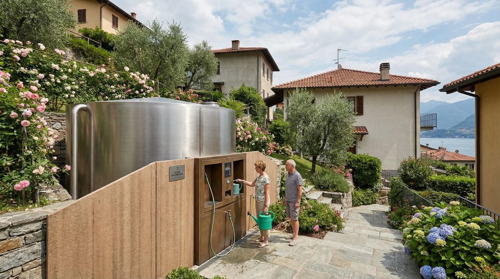 Serbatoi d'acqua piovana